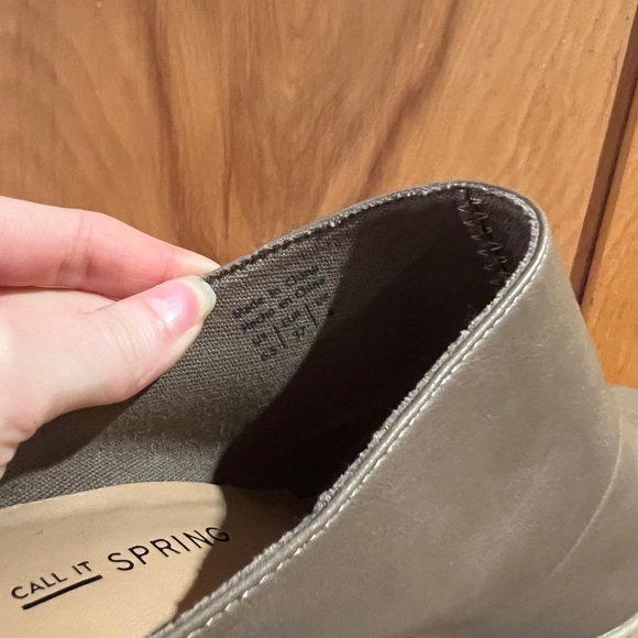 SOLD ❌Call it spring beige - cream - tan heels mules - Picture 8 of 8